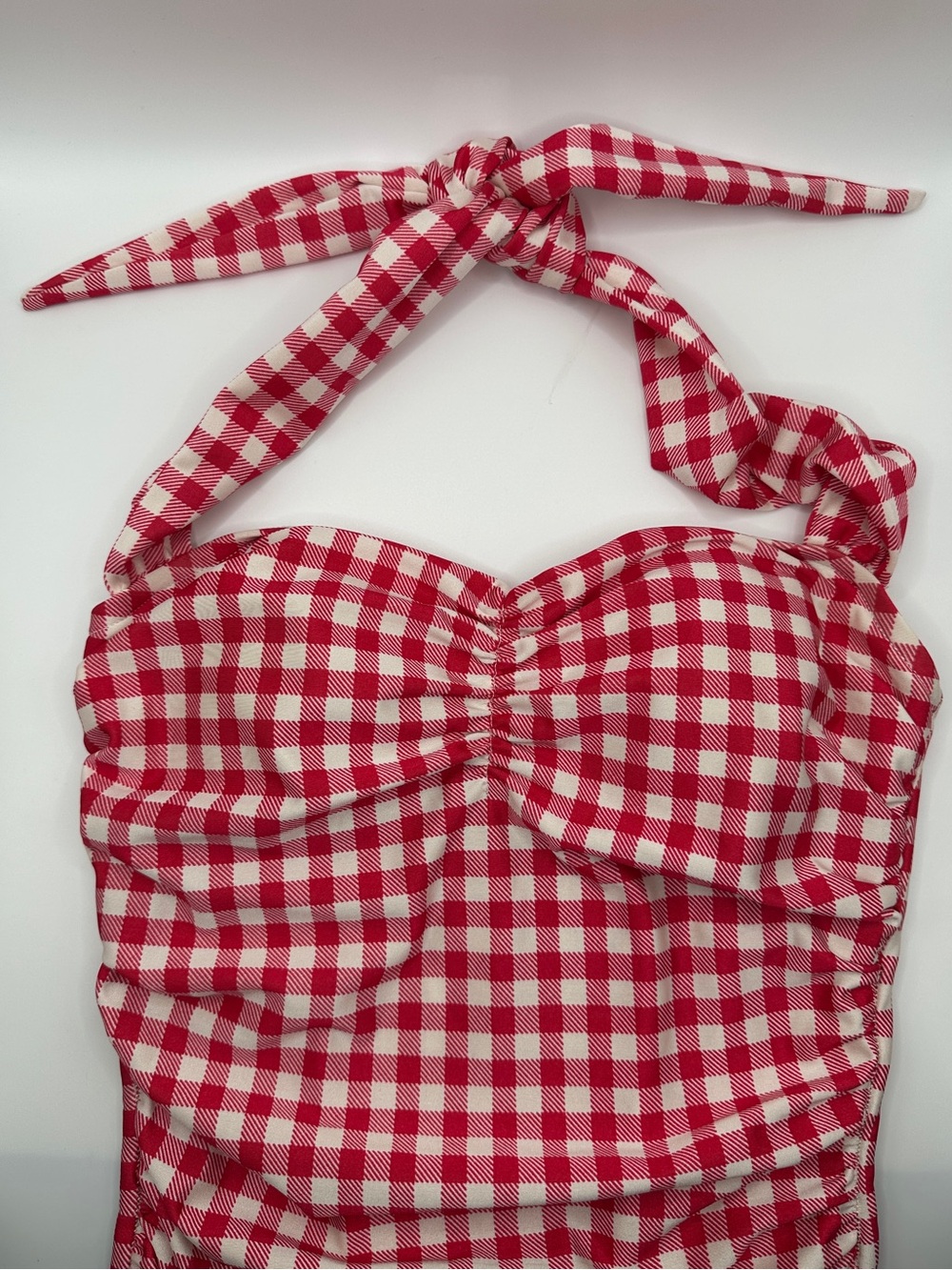 Modcloth Bathing Beauty One-Piece Swimsuit in Cherry Pie - Picture 2 of 6